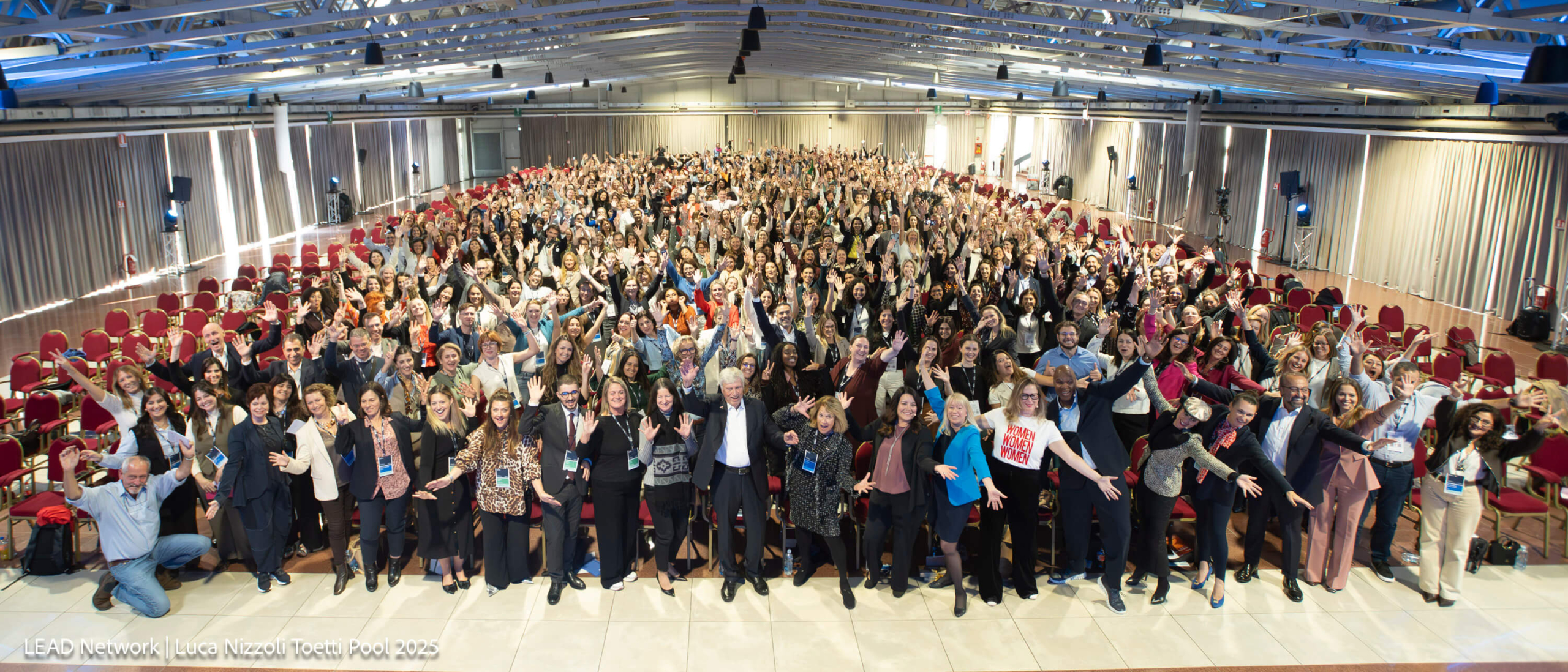group of people in an audience at the lead network conference 2025